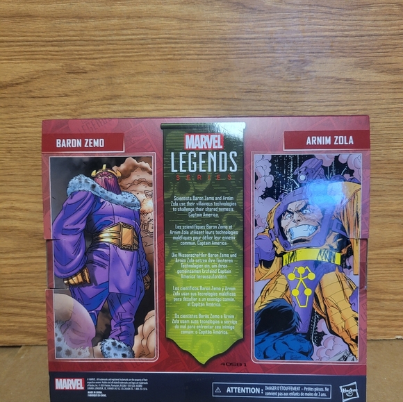 Marvel Legend Captain America Baron Zemo/Arnim Zola 2-Pack NEW - Picture 5 of 7